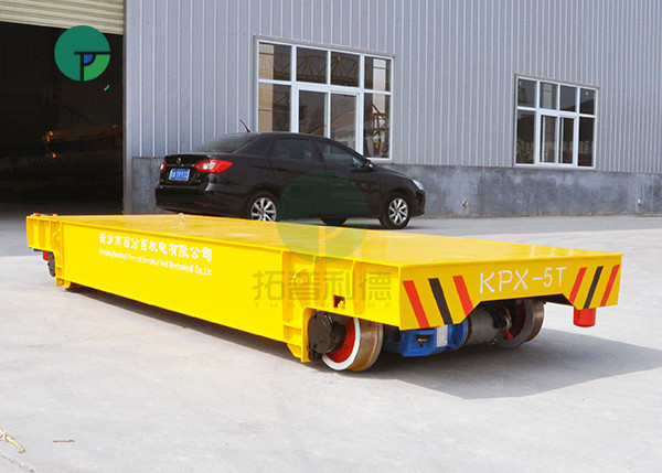 Material Handling Equipment Battery Powered Transfer Platform On Rail