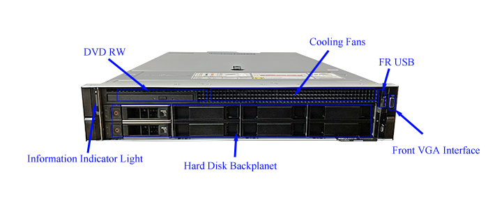 Intel Xeon Poweredge R750xa 2U Rack Server for AI DataCenter and Media GPU Processing