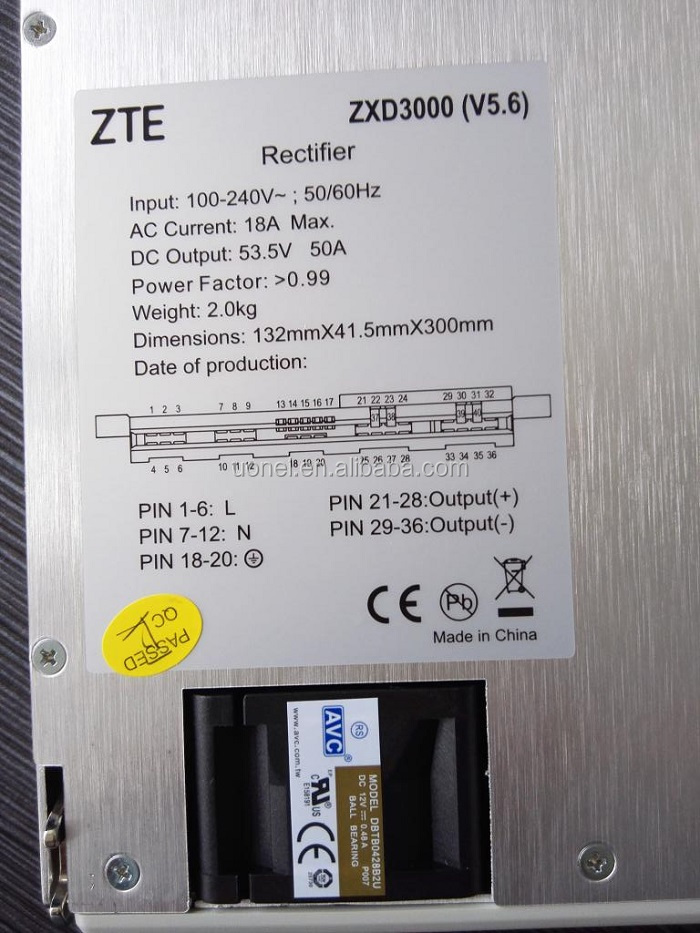 Original ZTE ZXD800 Switch Mode Rectifier ZTE Controller module