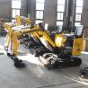 Buy cheap ODM EPA Safety Comfortable 1T Mini Excavator 1190MM Turning Radius from wholesalers