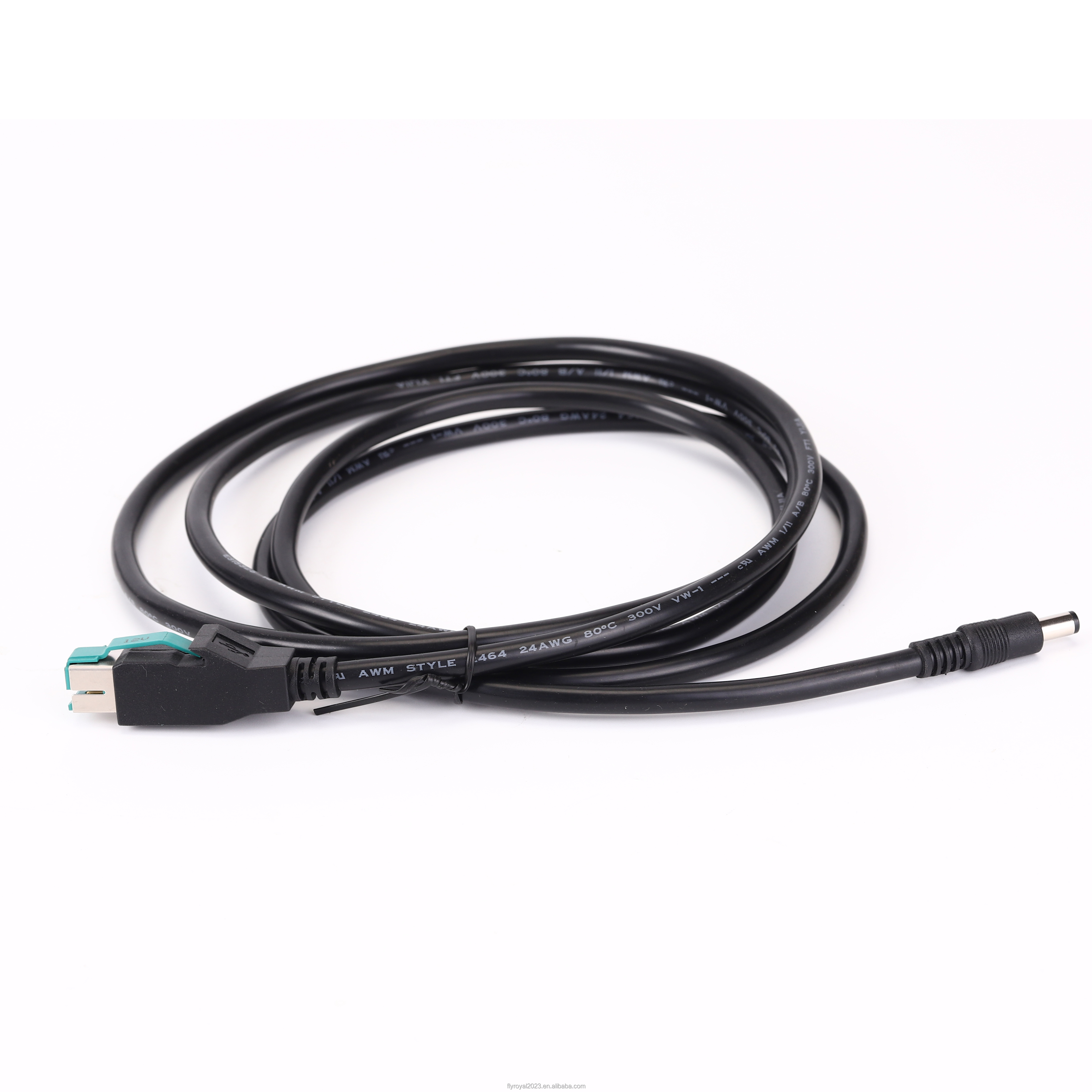 12V 24V PoweredUSB Cable 12V DC To USB Cable Custom Logo Length 1M-5M