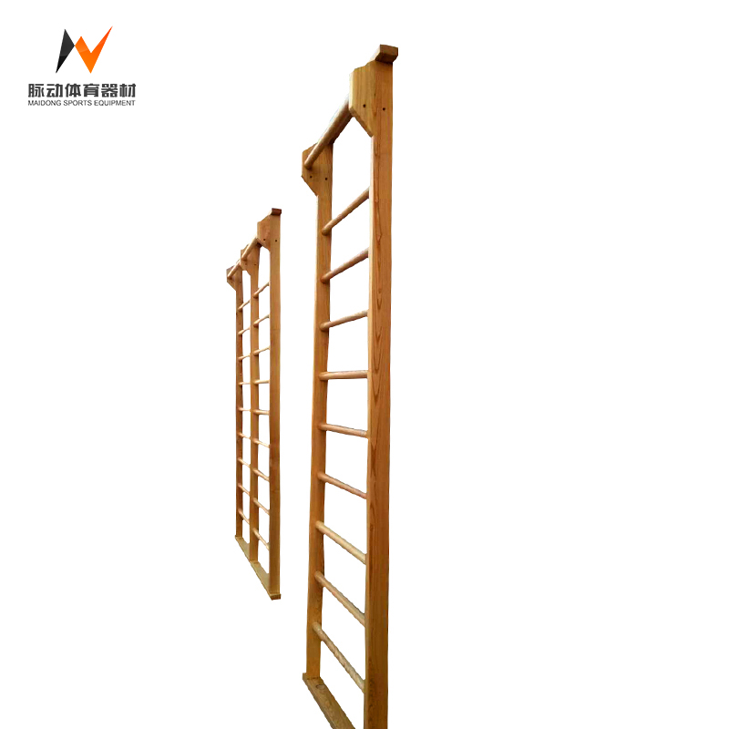 Customized Home Gymnastics Wall Bars Equipment Stall Ladder Bars with Customized Logo