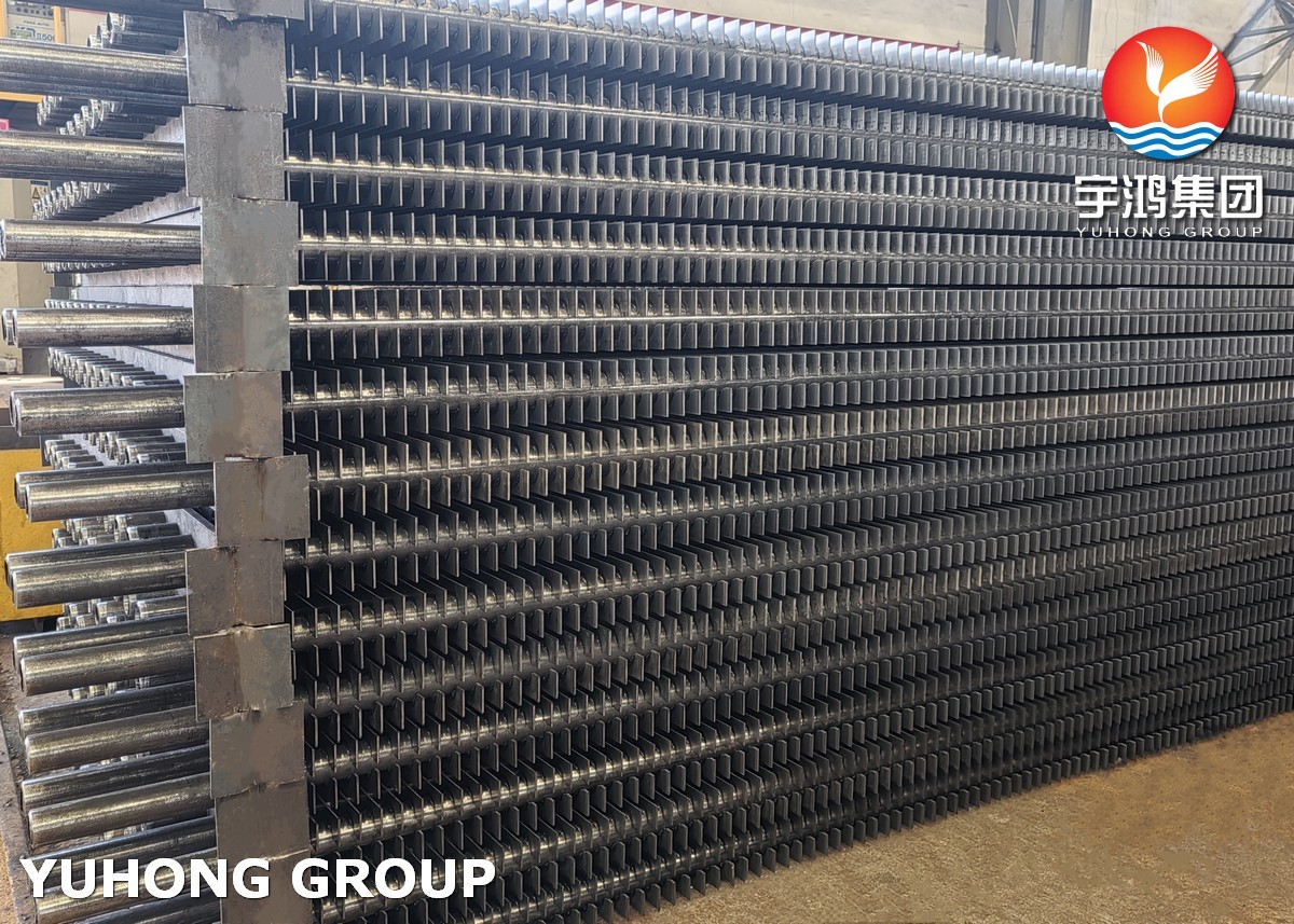 ASTM A312 TP304L Seamless Steel Square Fin Tube For Boiler Heat Exchanger