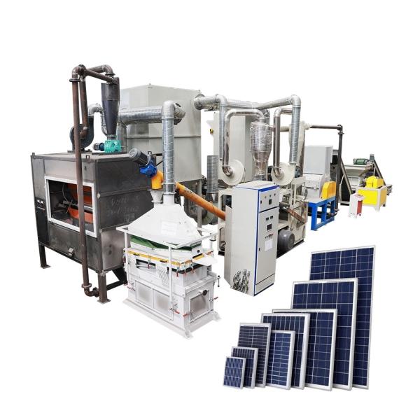 PLC Core Components Green Energy Solar Energy Panels Recycling Equipment for