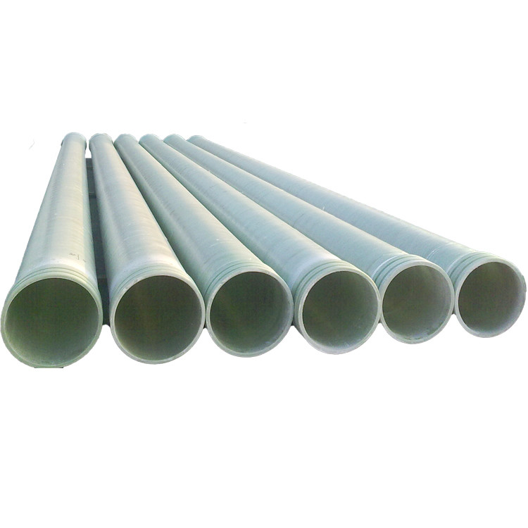 Cross Wound Smooth FRP Round Tube Corrosion Resistant Fiberglass Pipe