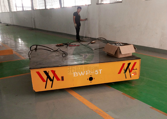 31t industrial die handling cart of rail transfer powered by72v lithium battery