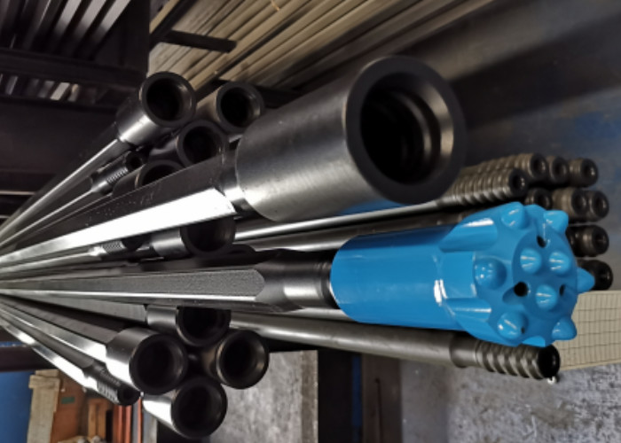 T38 Threaded Drill Rods For Mining Quarring Tunneling Drilling