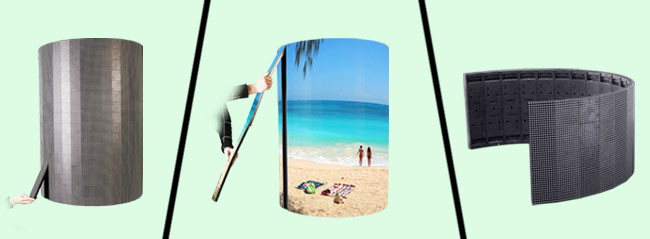 High Definition 3.9mm Magnetic Curved Video Screen Front service 1500nits Brightness