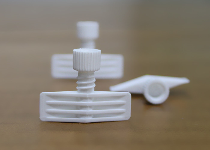 Leak - Proof Plastic Twist Spout Cap For 25 Gram Skin Care Bags Non Toxic