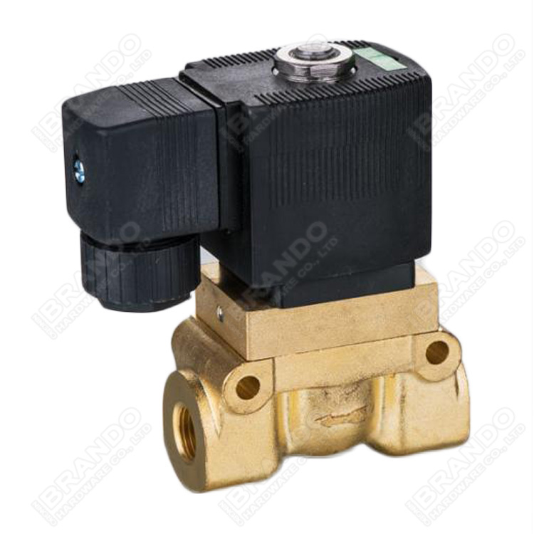 1/8'' 1/4'' 2 Way Normally Open Solenoid Valve For Screw Air Compressor