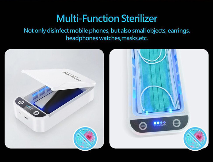 6 Inch Micro Cable 5W 5V 2A Cell Phone Sanitizer Charger