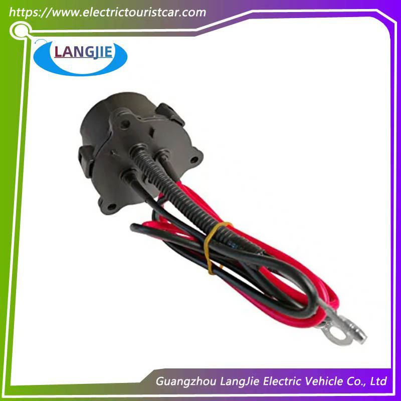 Golf Cart Electrical DC Socket 48V Yamaha Black Circular Charging Cable Socket