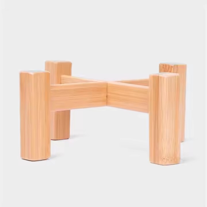 Wholesale Indoor Flowerpot Stand Stylish Flower Stand with Wood Planter Holder