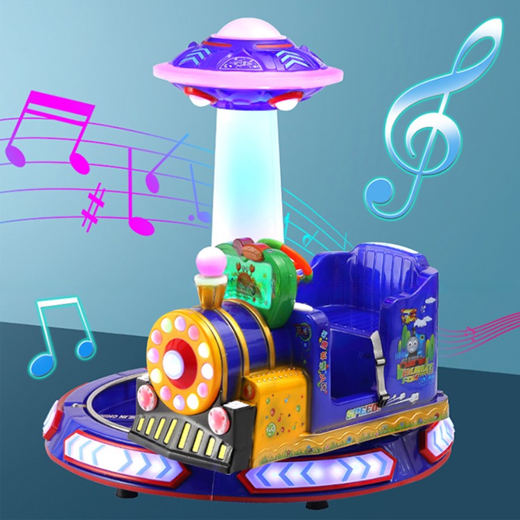 Dreamland coin operated kids electric amusement track train rides for indoor video game center