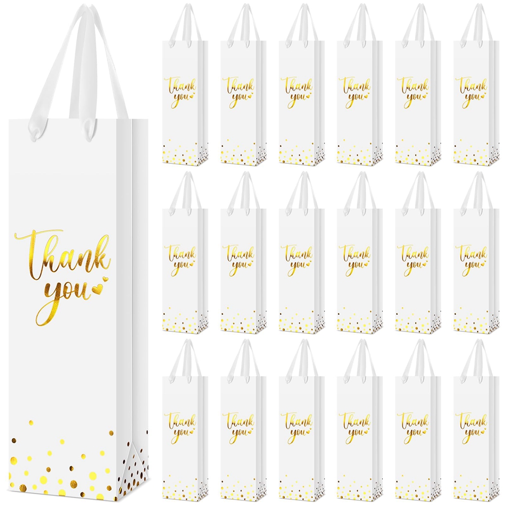 Custom Printed Wine Packing Shopping Paper Bag For Bottle CMYK 4 Color Offset Printing