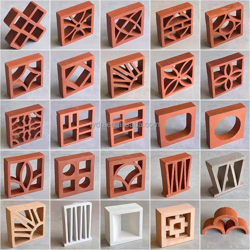 800 Centigrade Heat Insulation Red Fire Clay Veneer Bricks for Classical Exterior Wall Design Classical Design Style