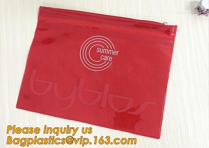 Plastic Bag OEM Custom PVC Loop Handle Image Printed Plastic Shopping Bag,Promotional Clear Waterproof Plastic Cosmetic