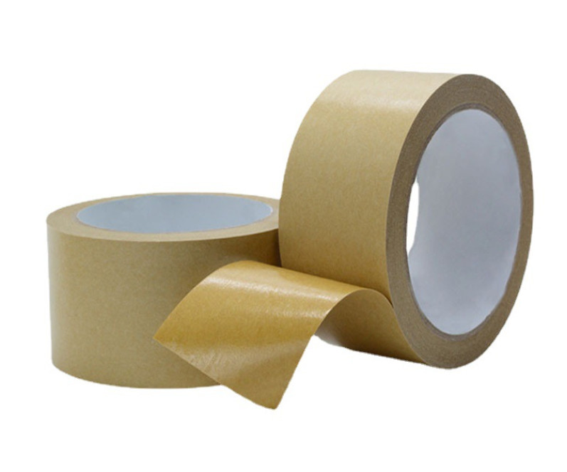 Water Free Kraft Paper Adhesive Tape Roll Strong Laminated Custom Printed