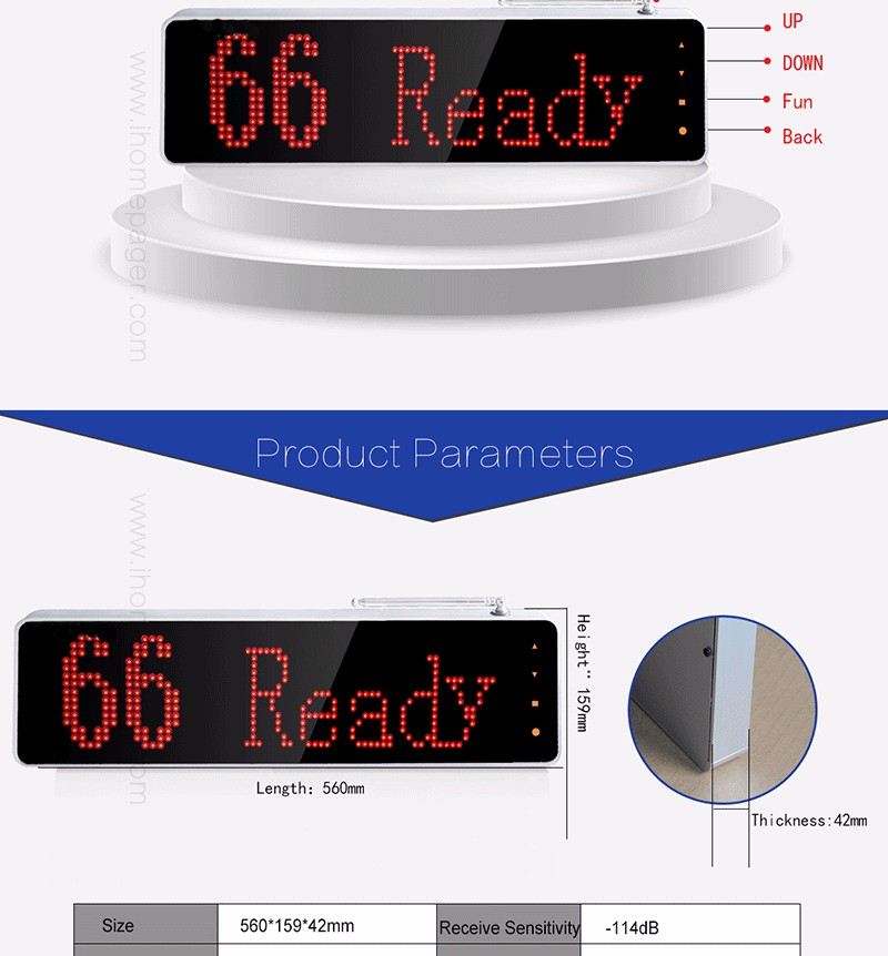 Hot selling queue system good quality LED queue system/wireless queue