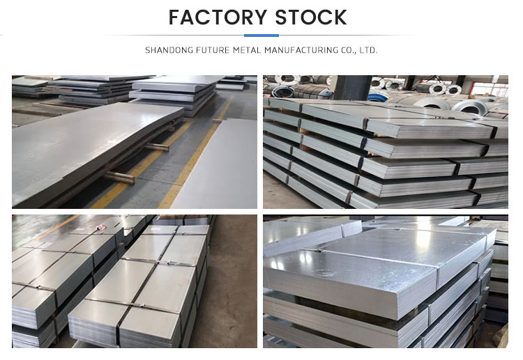 Hot Rolled 40-180g DX51D Galvanized Steel Sheet Metal For Construction Bending
