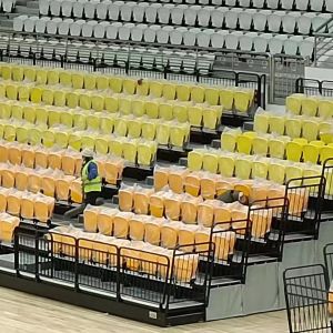 China Durable Fixed Stadium Sports Seats with 5 Years Warranty and 45cm Width for Comfortable Stadium Seating on sale