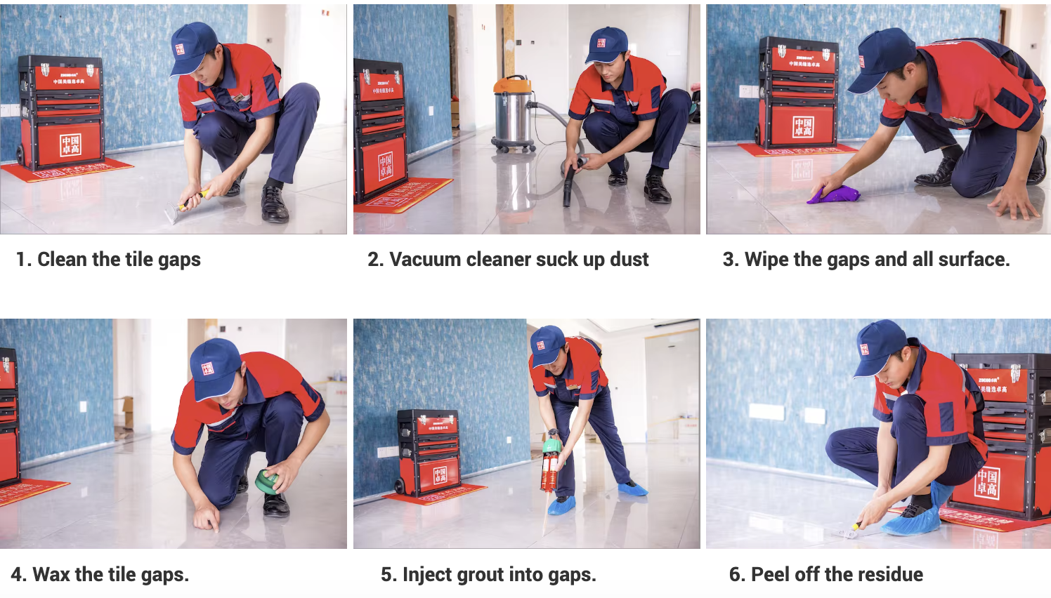 Epoxy Tile Grout Filler Antibacterial Two Component For Concrete Grouting