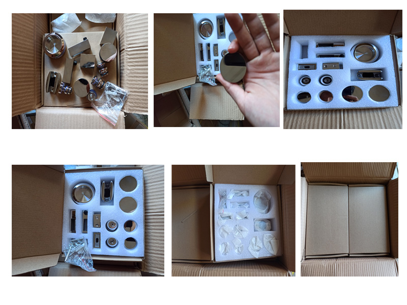 Polish Finish Stainless Steel 304 Bar Tube for Glass Sliding Door Kit System at Hotel