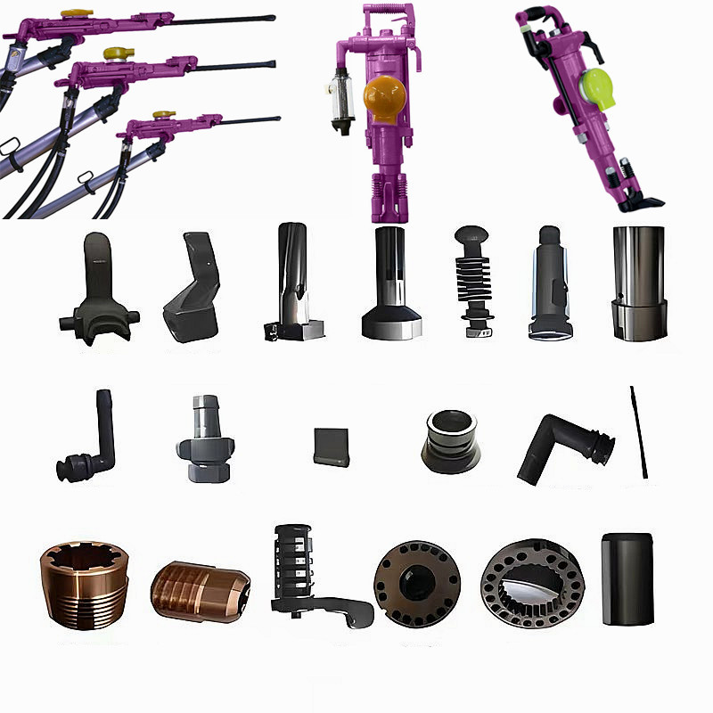 Pneumatic Jack Hammer Construction Works Hand Held Air Leg Rock Drilling Machine