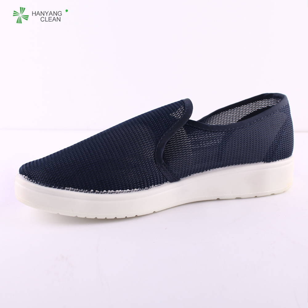PU Mesh Anti Static Work Shoes Dustproof For Pharmaceutical Cleanroom