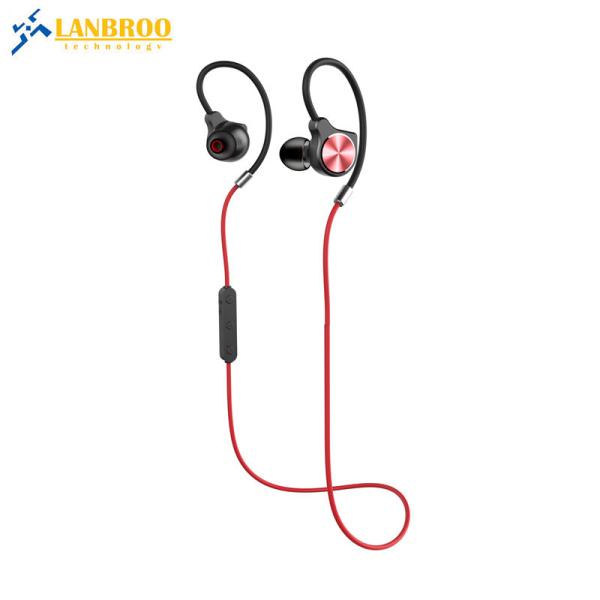 IPX7 waterproof bluetooth earphone sport mobile phone earhook headphone
