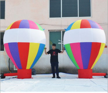 The aeration model of the earth, the inflatable arch opening ceremony, the air mode color, the rainbow door ai