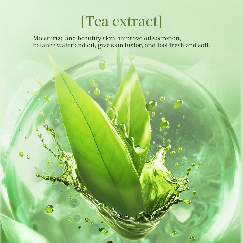 Green Tea Clay Face Mask Skin Care Pore Shrinking Blackhead Remover Face Mask Deep Cleansing Face Mud