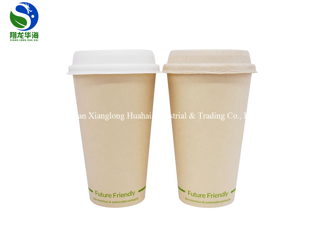 Corn / Cassava PLA Coated Paper Cups Personalized Disposable Coffee Cups