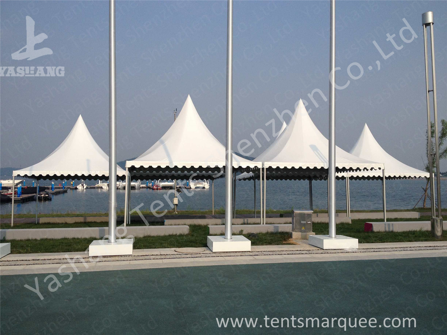15x25M Clear Span Outdoor Party Tents , Metal Frame Rain Proof Tent For Outside Party