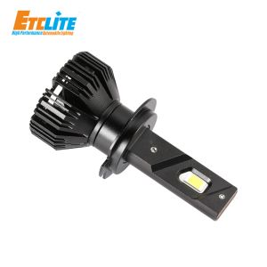 12V Fan Cooled LED Headlights H7 H4 100w IP68 Waterproof X70