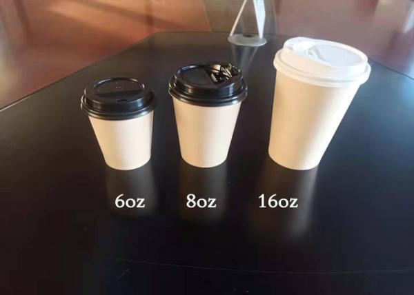 10oz 260+18pe Disposable Paper Cup , Single Wall Disposable PLA Coated Paper