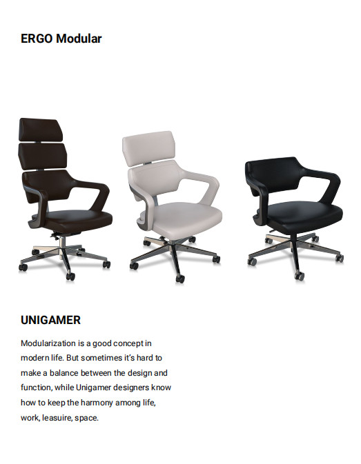 PU Leather Executive Office Swivel Chair Adjustable High Back 23.2 KGS