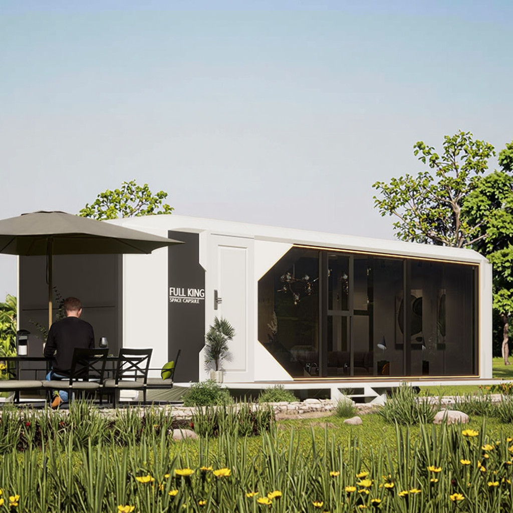 Upgrade Your Living Space with Space Capsule House High-Strength Aluminum Shell and Custom Surface Treatments