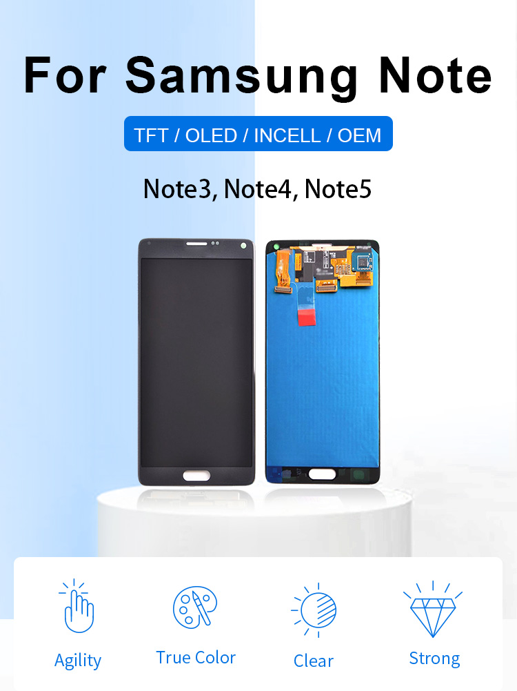 OEM OLED Mobile Phone LCD Screen For SAM Galaxy Note 4 5 8 9