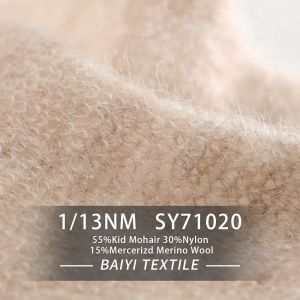  Soft 1/13NM Wool And Mohair Yarn For Crocheted Scarves And Hats Manufactures