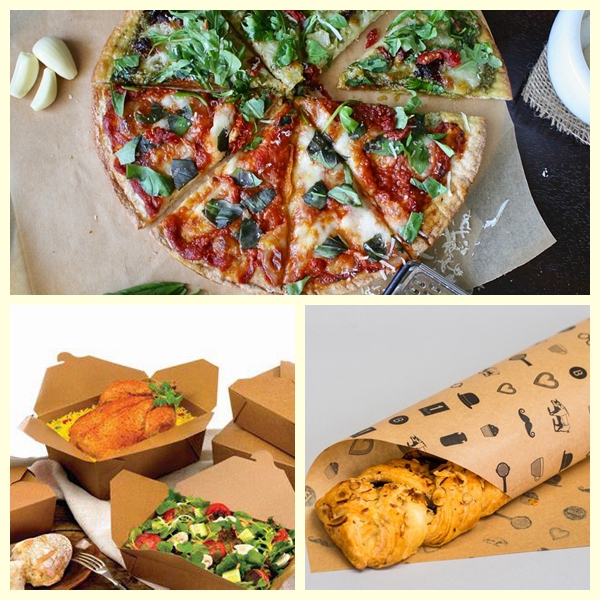 Virgin Pulp Brown PE Coated Craft Paper Board FDA Fast Food Wrapping