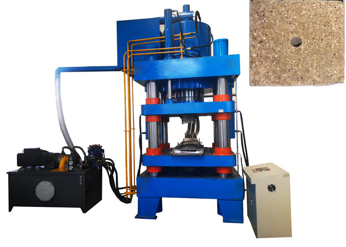 Simple Adjustment Hydraulic Briquette Press Machine For Powder Forming Process