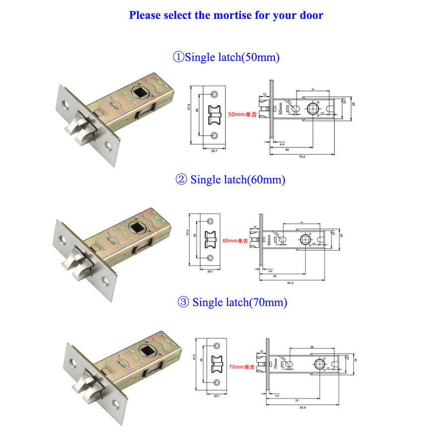 Electronic Mortise 5572 2885 3585 4585 5085 6085 Doorlock Mortise Lock