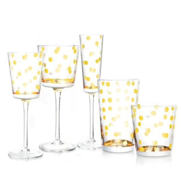 High-End Custom Lead-Free Crystal Glass Gift Plating Wine Glass Set Pollution