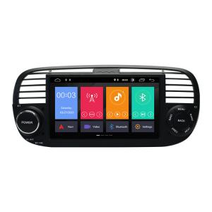  Quad Core Android Car Dvd Player Radio Multimedia For FIAT 500 Manufactures