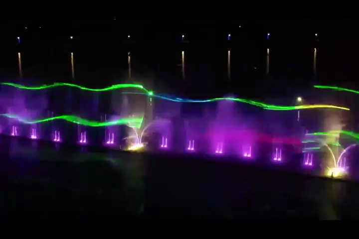 Garden RGB LED Light Floating Dancing Musical Water Fountain