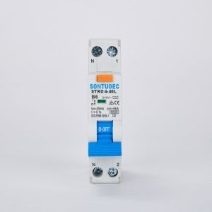 6KA Residual Current RCBO Circuit Breaker 18mm Width Overload Protection