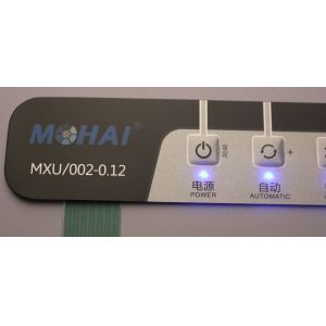 Flexible Membrane Switch Keypad , Embossed Tactile Membrane Switch