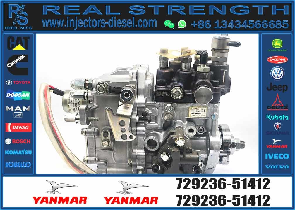 Diesel Engine Fuel Injection Pump 729236-51412 X3 For 3TNV88 72923651412 729236 51412