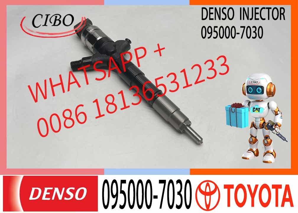 095000-7040 095000-7030 23670-39145 Diesel Fuel Injector For Toyota Hiace Hilux 1KD-FTV 2KD-FTV D-4D 3.0L Engine